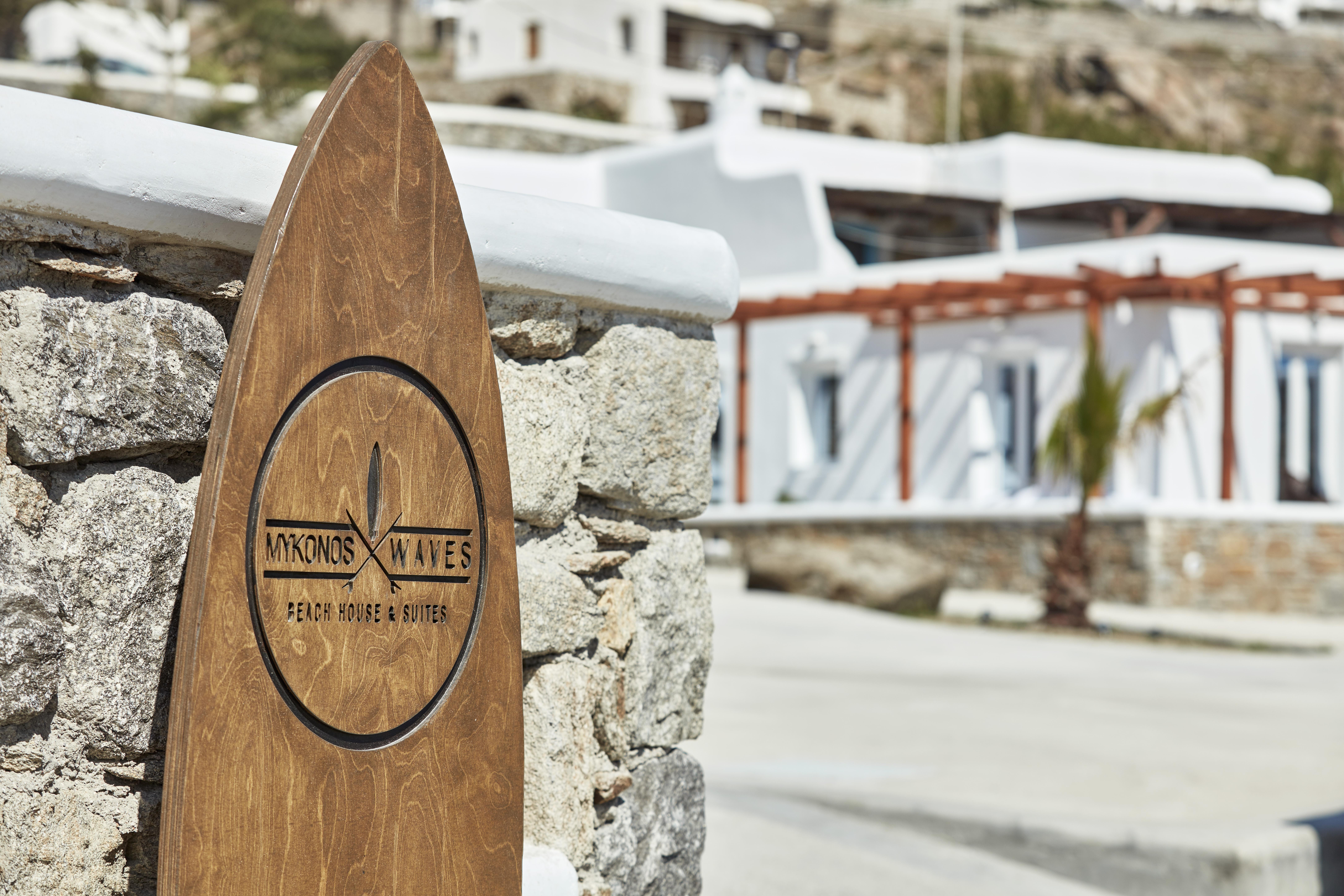 Mykonos Waves Beach House & Suites Ornos  Exterior photo