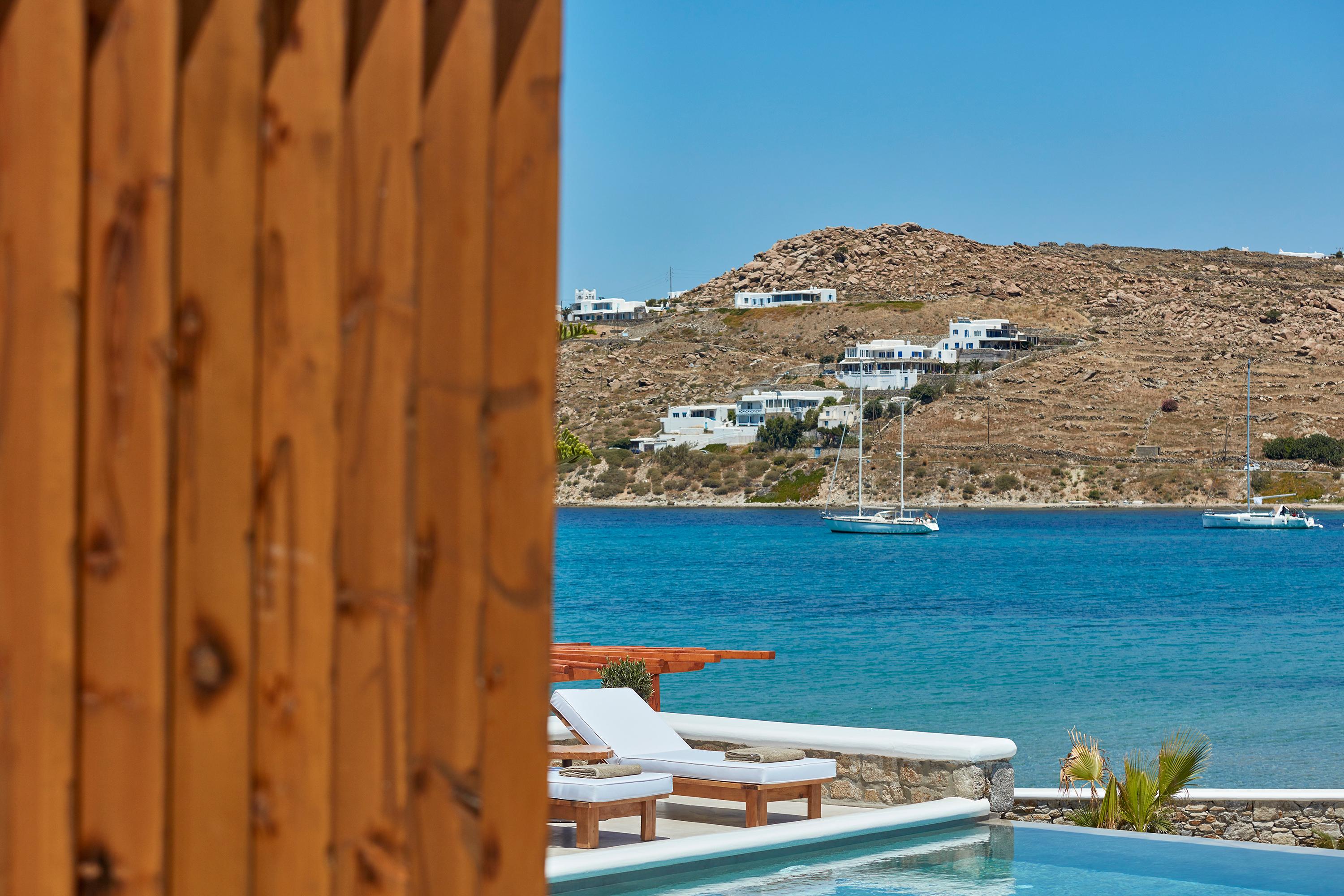 Mykonos Waves Beach House & Suites Ornos  Exterior photo