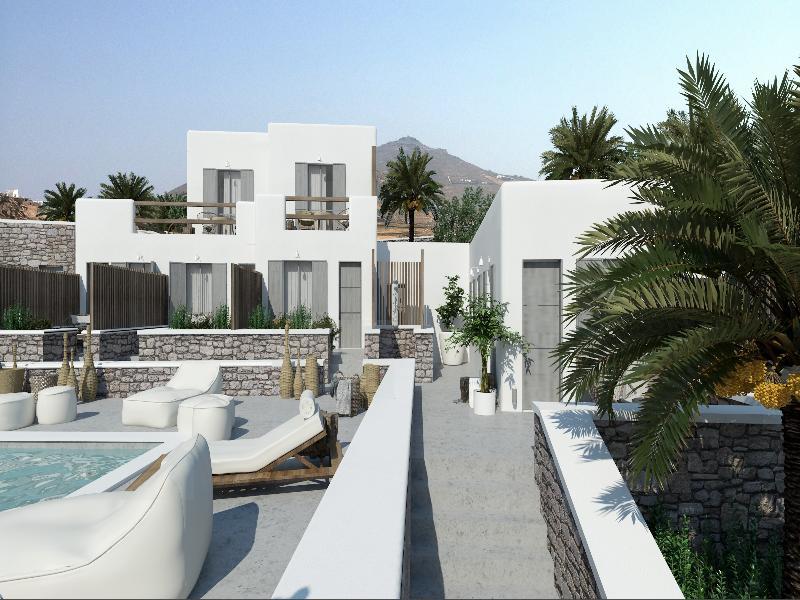 Mykonos Waves Beach House & Suites Ornos  Exterior photo