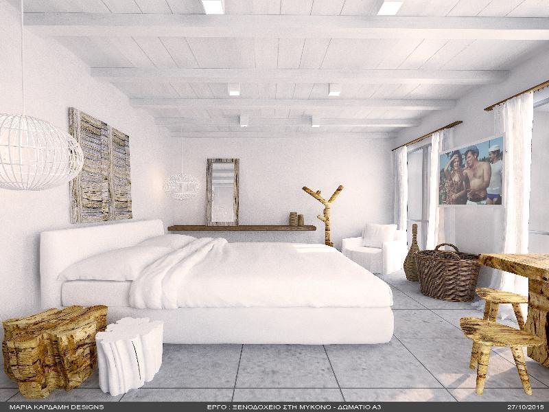Mykonos Waves Beach House & Suites Ornos  Exterior photo